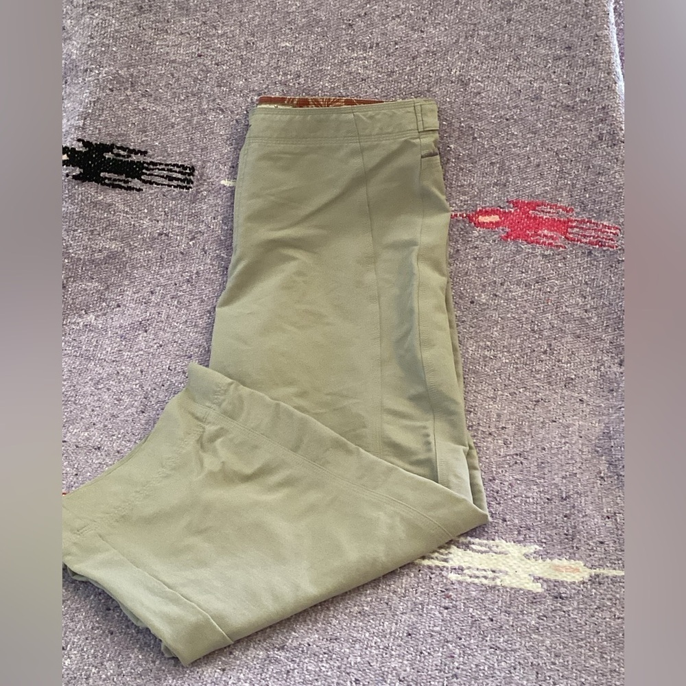 Horny Toad Nylon Gray Cropped Hiking Outdoor Travel Pant Size 12